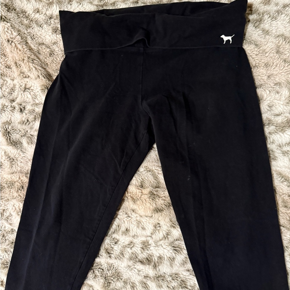 Victoria's Secret Kids Black Leggings